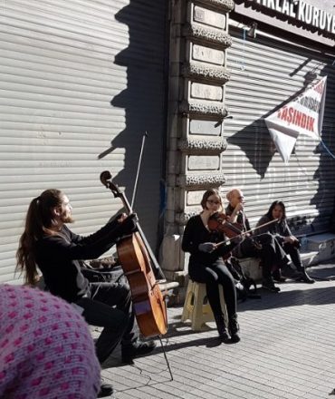 At Istanbul Listen to Street Music