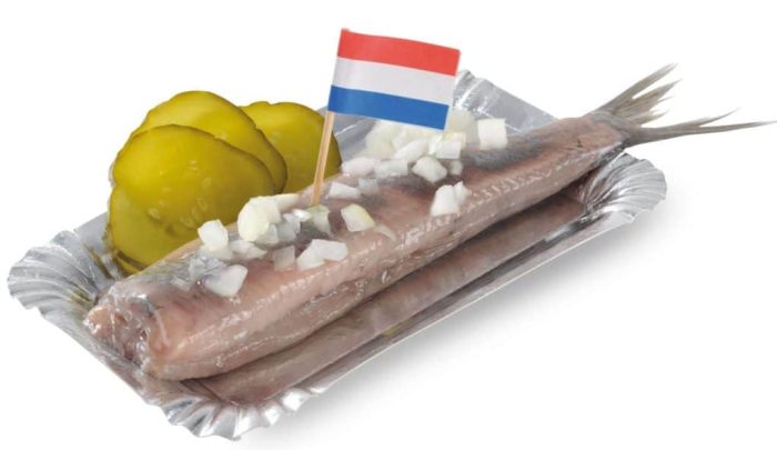 Haring or Hollandse Nieuwe is a Traditional Dutch Delicacy